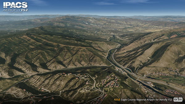 Screenshot z Aerofly FS 2 - Orbx - Eagle County Colorado Screenshot z Aerofly FS 2 - Orbx - Eagle County Colorado