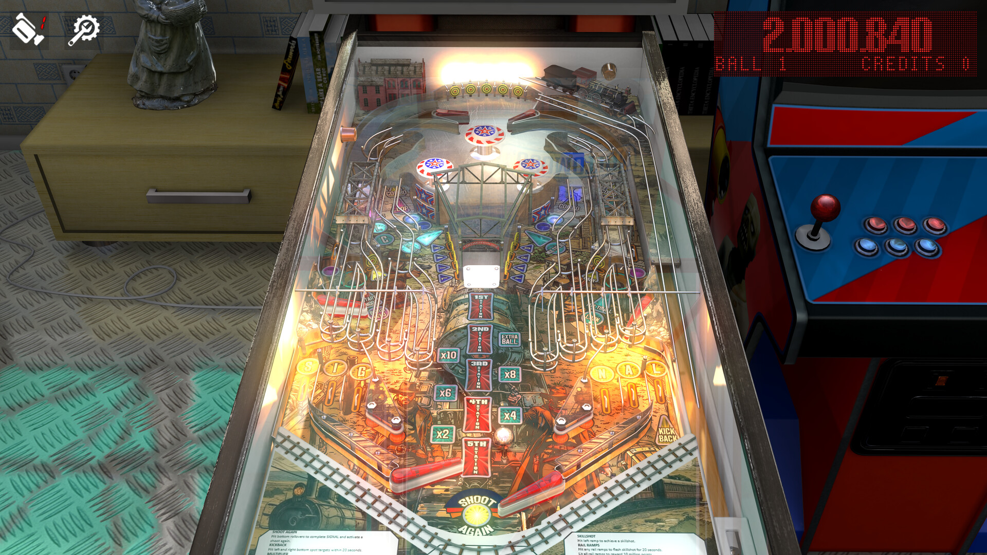 Zaccaria Pinball - Locomotion 2018 Table Featured Screenshot #1