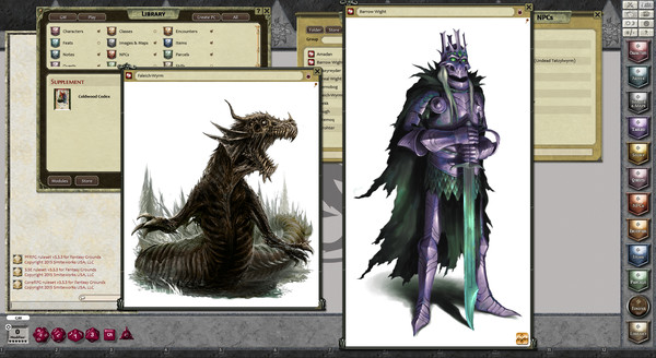 Fantasy Grounds - Beasts of Legend: Coldwood Codex (PFRPG)
