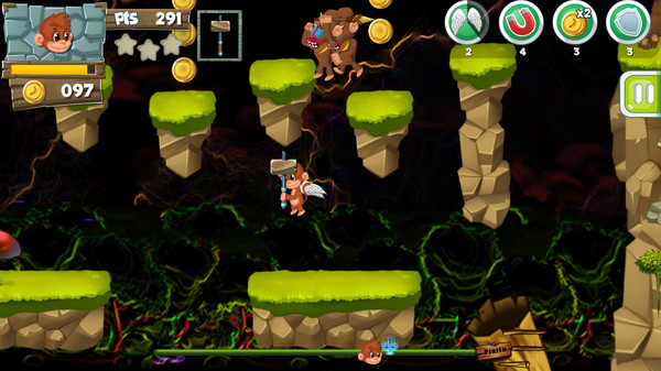 Screenshot z Monkey Slap