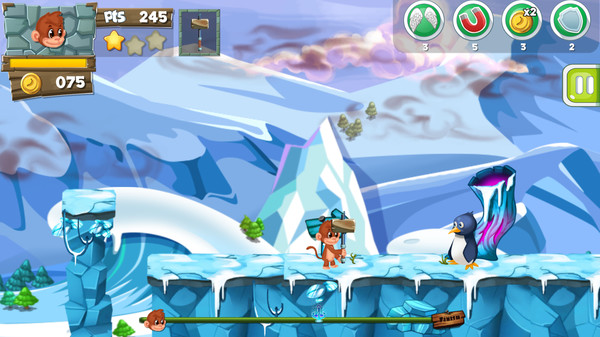 Screenshot z Monkey Slap