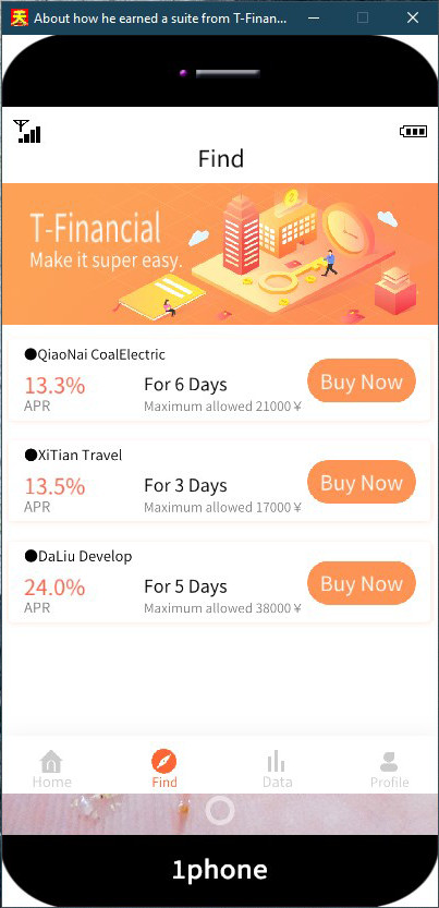 #4. About how he earned a suite from T-Financial Platform in four months (Steam) 게시자: XenoAmess