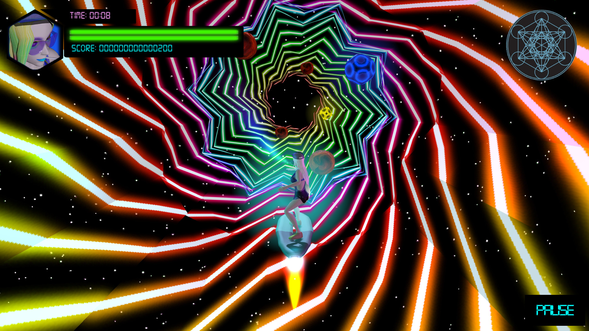 Neon Spaceboard Featured Screenshot #1