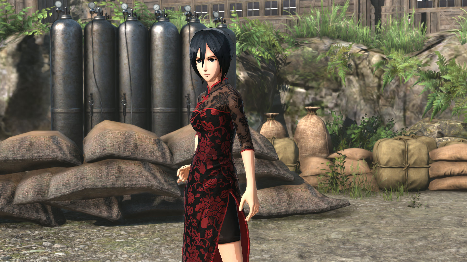 Additional Mikasa Costume: Chinese Dress Outfit Featured Screenshot #1