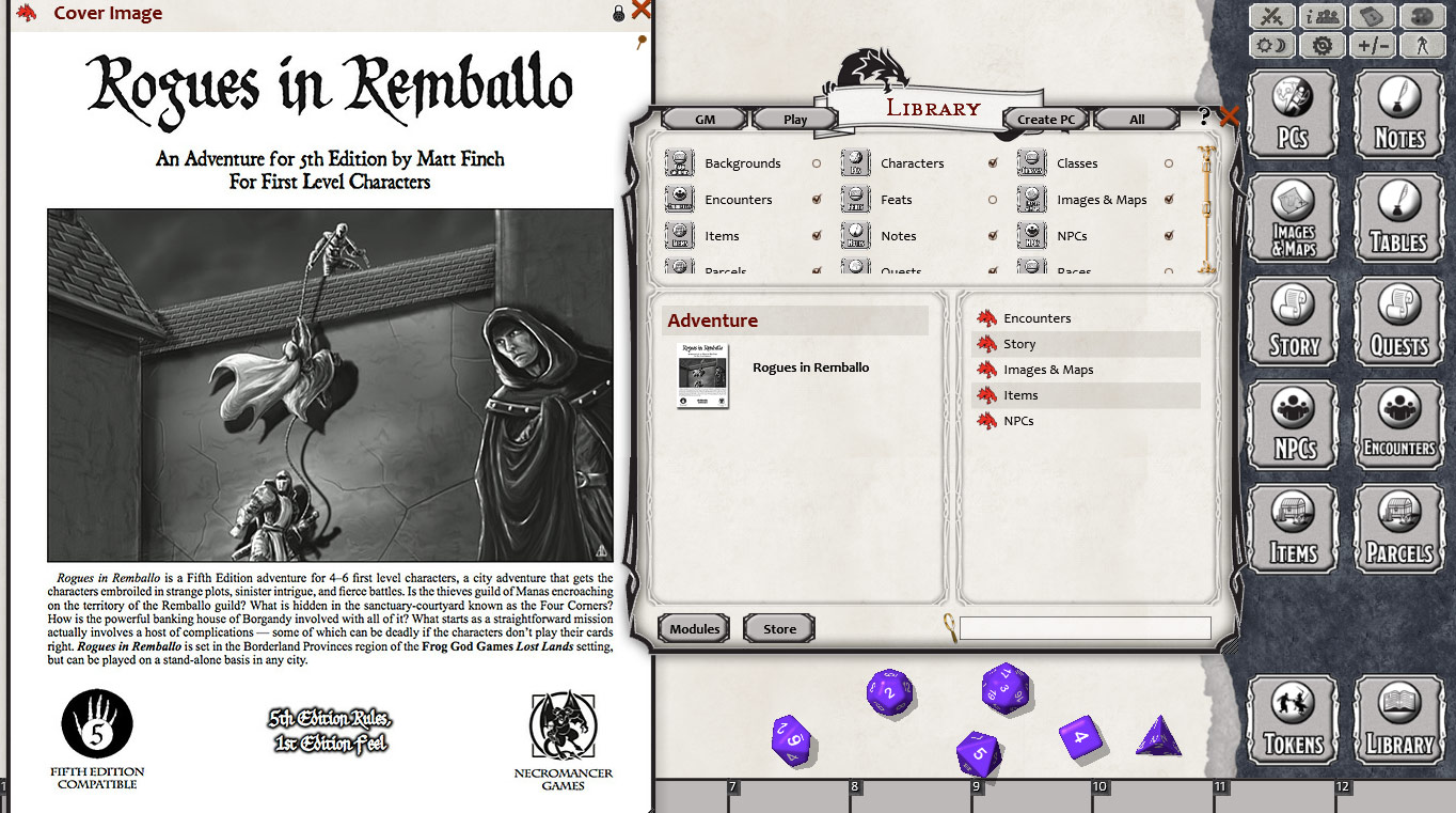 Fantasy Grounds - Rogues in Remballo (5E) Featured Screenshot #1