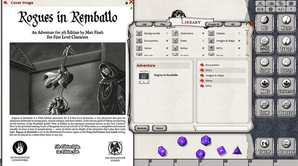 Fantasy Grounds - Rogues in Remballo (5E)