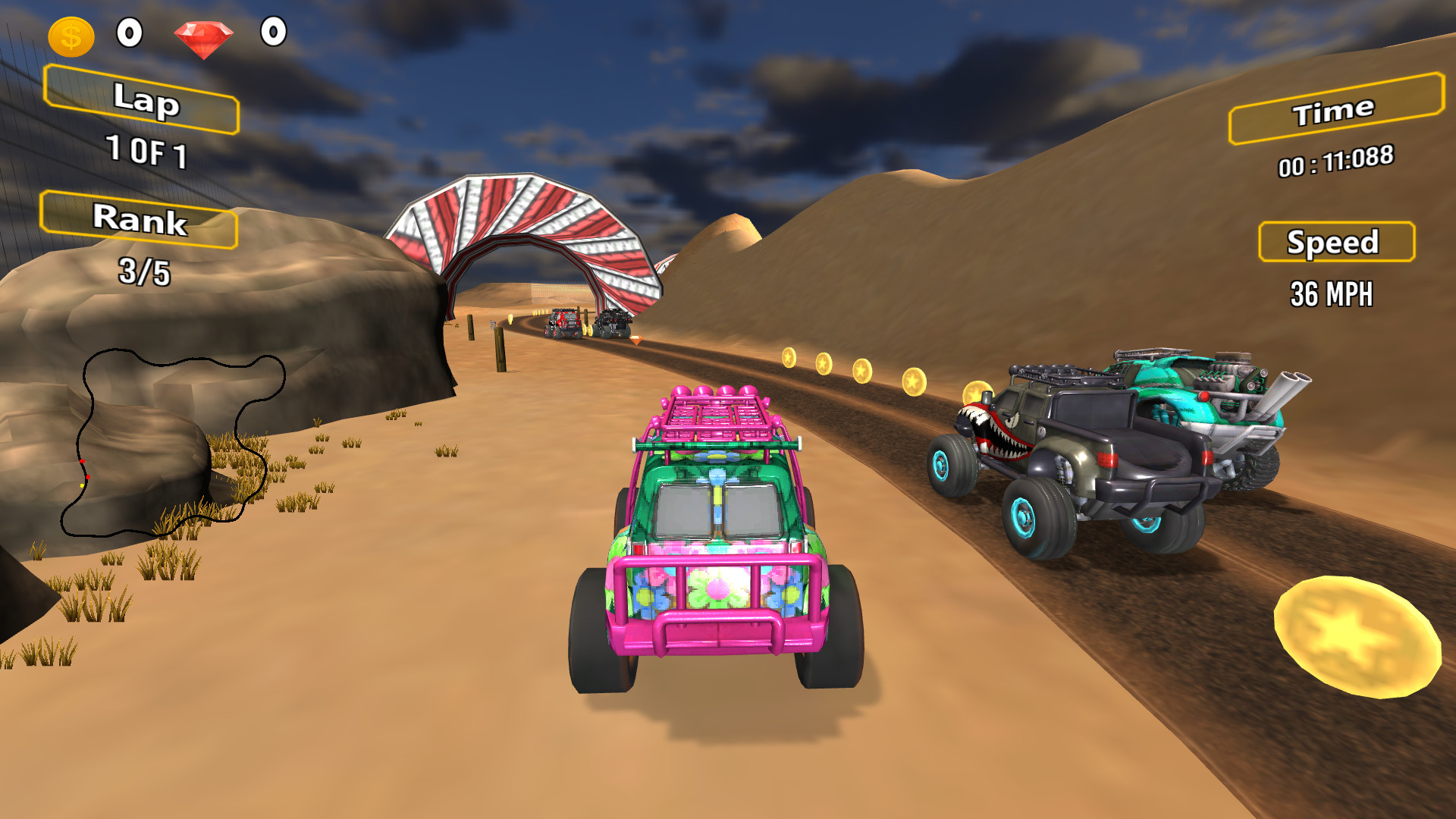 Super Kids Racing Demo Featured Screenshot #1