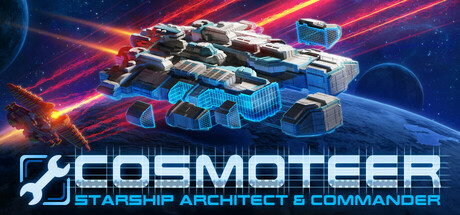 Steam header art for Cosmoteer: Starship Architect & Commander