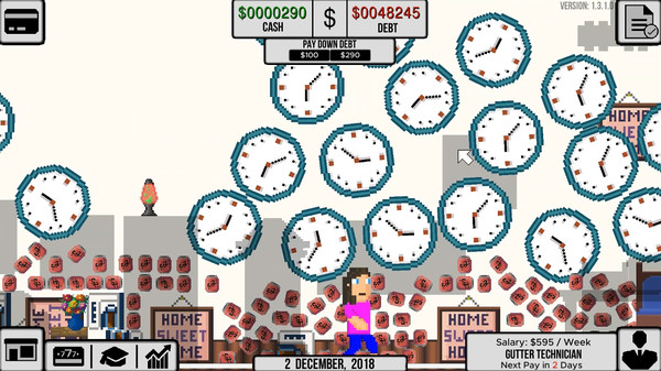 Life and Debt: A Real Life Simulator