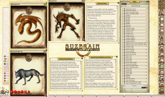 Fantasy Grounds - Suzerain: Caladon Falls (Savage Worlds)