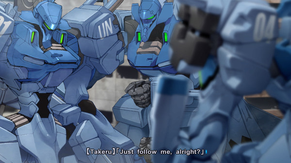 Screenshot z Muv-Luv (マブラヴ)
