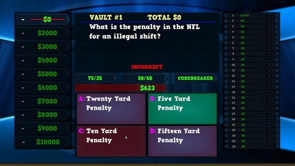 Screenshot z Trivia Vault Football Trivia