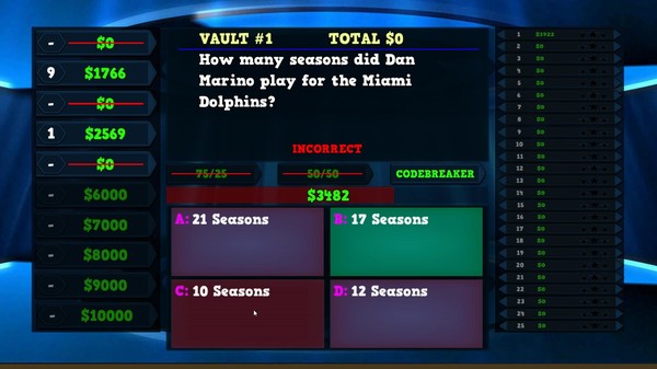 Screenshot z Trivia Vault Football Trivia