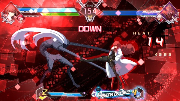Screenshot z BBTAG DLC Character Pack Vol.4 - Izayoi⁄Mitsuru⁄Merkava