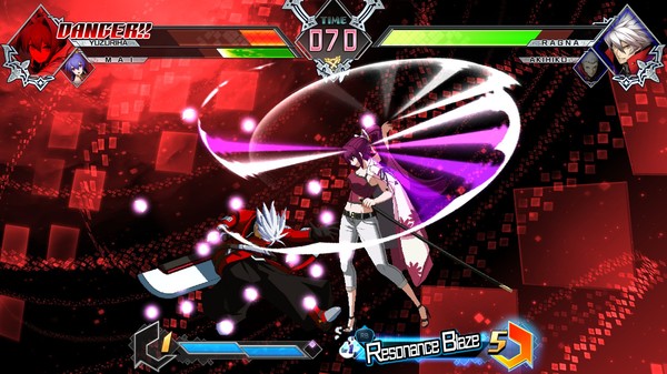 Screenshot z BBTAG DLC Character Pack Vol.5 - Mai⁄Akihiko⁄Yuzuriha