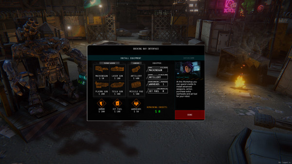 Screenshot z Armed to the Gears