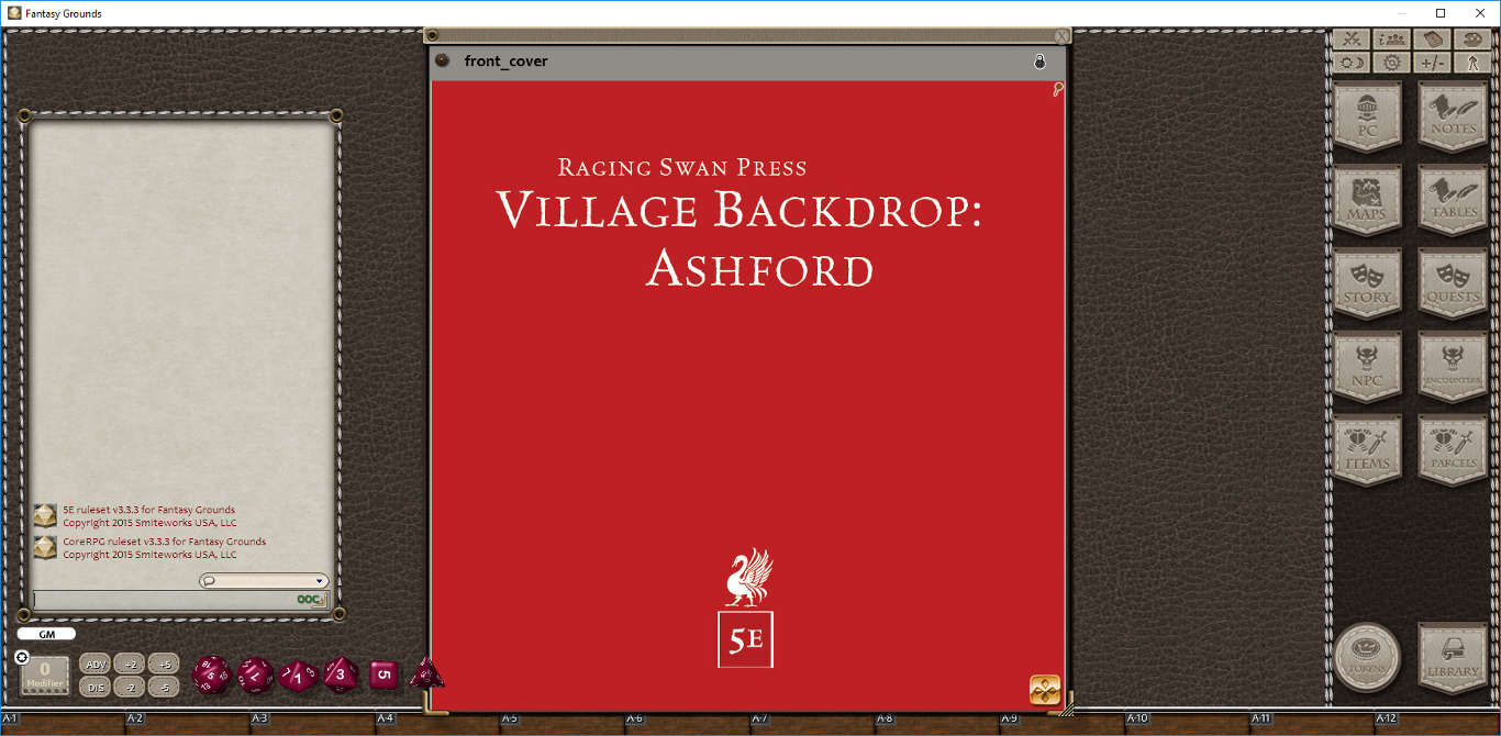 Fantasy Grounds - Village Backdrop: Ashford (5E) Featured Screenshot #1
