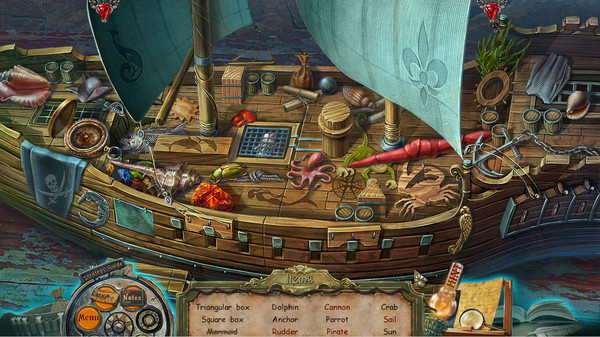 Screenshot z Dark Tales™: Edgar Allan Poe's The Mystery of Marie Roget Collector's Edition