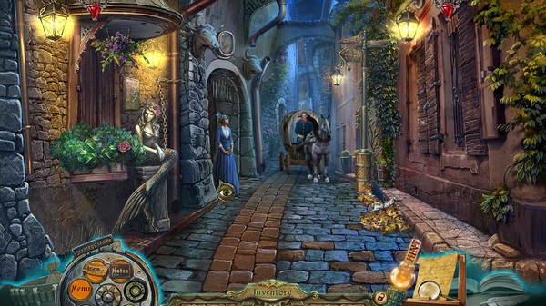 Screenshot z Dark Tales™: Edgar Allan Poe's The Mystery of Marie Roget Collector's Edition