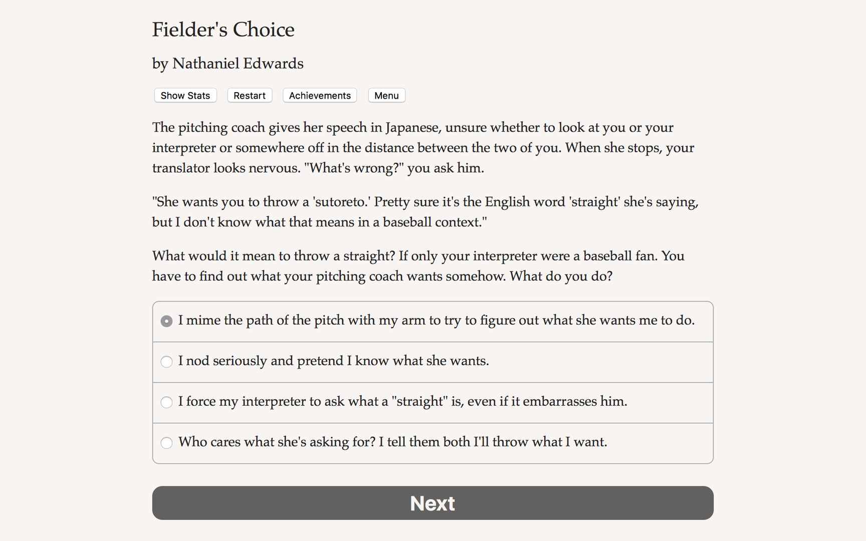 The Fielder's Choice screenshot #4