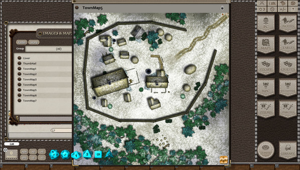 Fantasy Grounds - Town and Village Map Pack by Joshua Watmough (Map Pack)