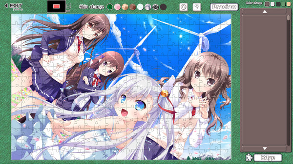 Screenshot z Moe Jigsaw - Hatsukoi Sankaime Pack
