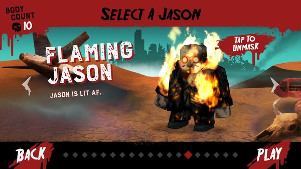 Friday the 13th: Killer Puzzle - Flaming Jason