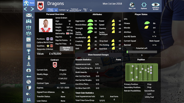 Screenshot z RLTM 2018 - Season 2018 Update