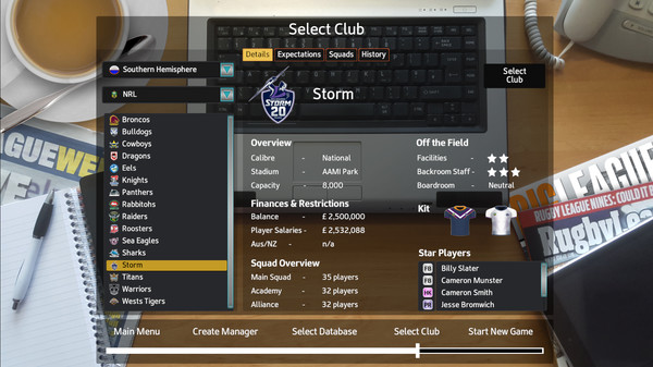 Screenshot z RLTM 2018 - Season 2018 Update
