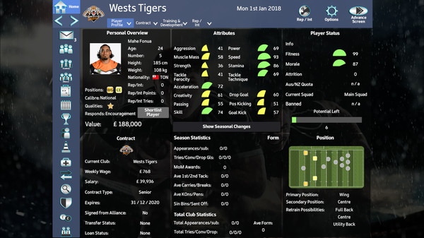 Screenshot z RLTM 2018 - Season 2018 Update