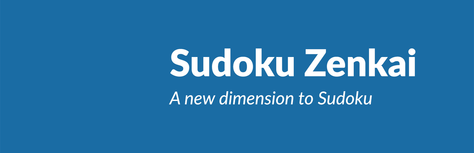 Sudoku Zenkai / 数独全卡