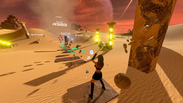 Screenshot z PowerBeatsVR