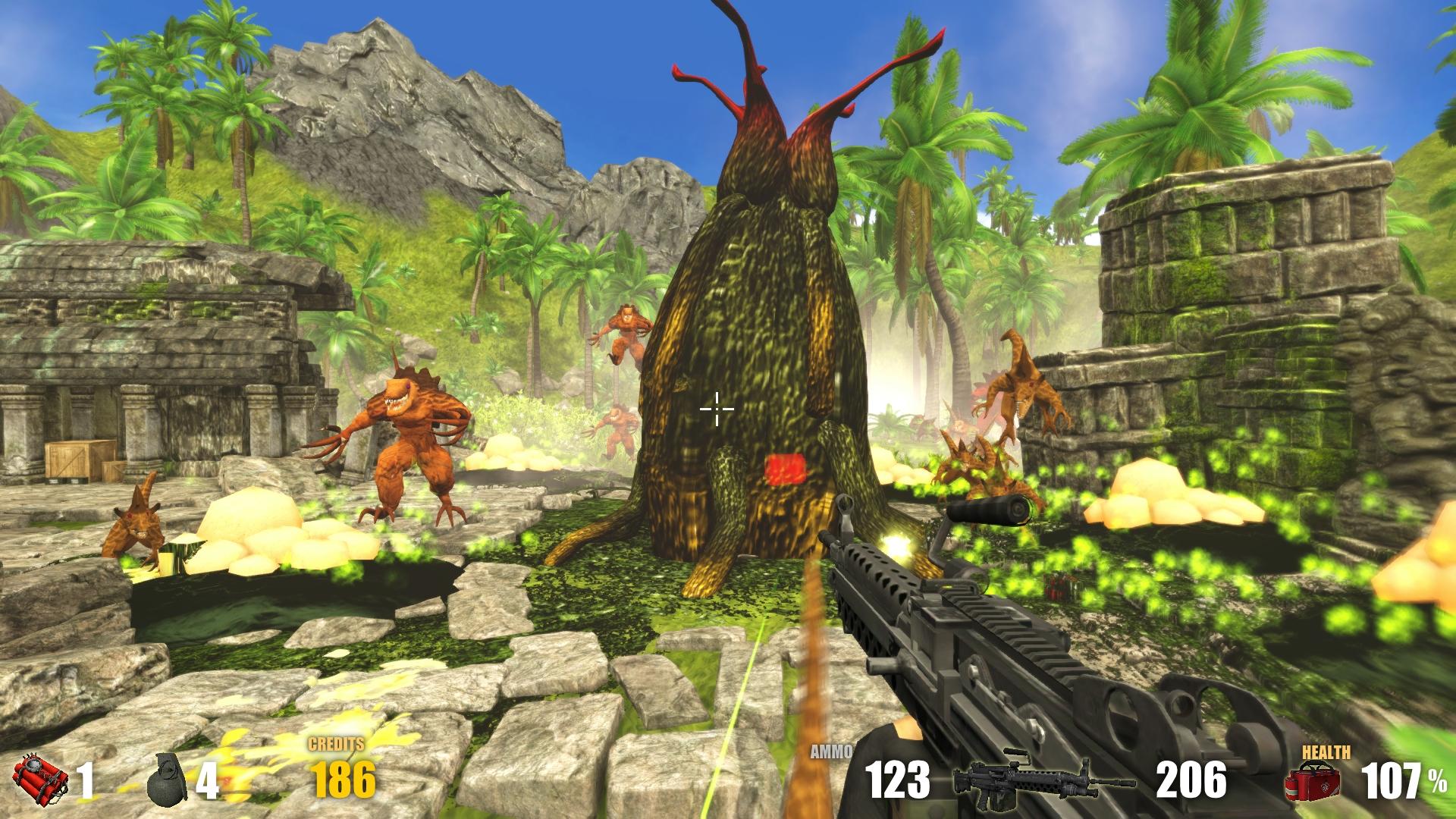 Action Alien: Tropical screenshot #2