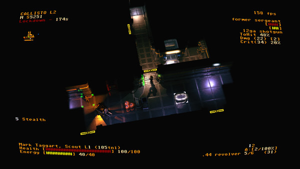 Screenshot of Jupiter Hell gameplay showing in-action mechanics
