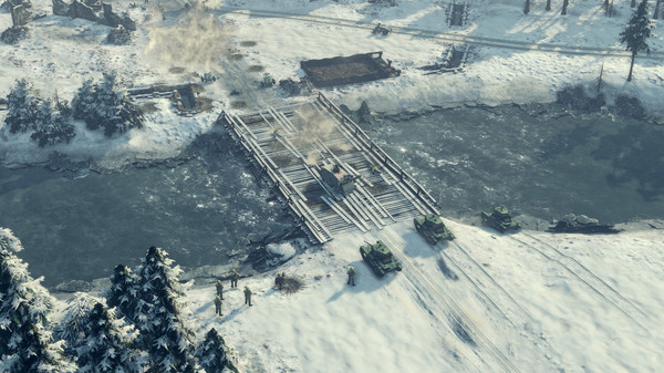 Screenshot z Sudden Strike 4 - Finland: Winter Storm
