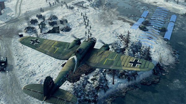 Screenshot z Sudden Strike 4 - Finland: Winter Storm