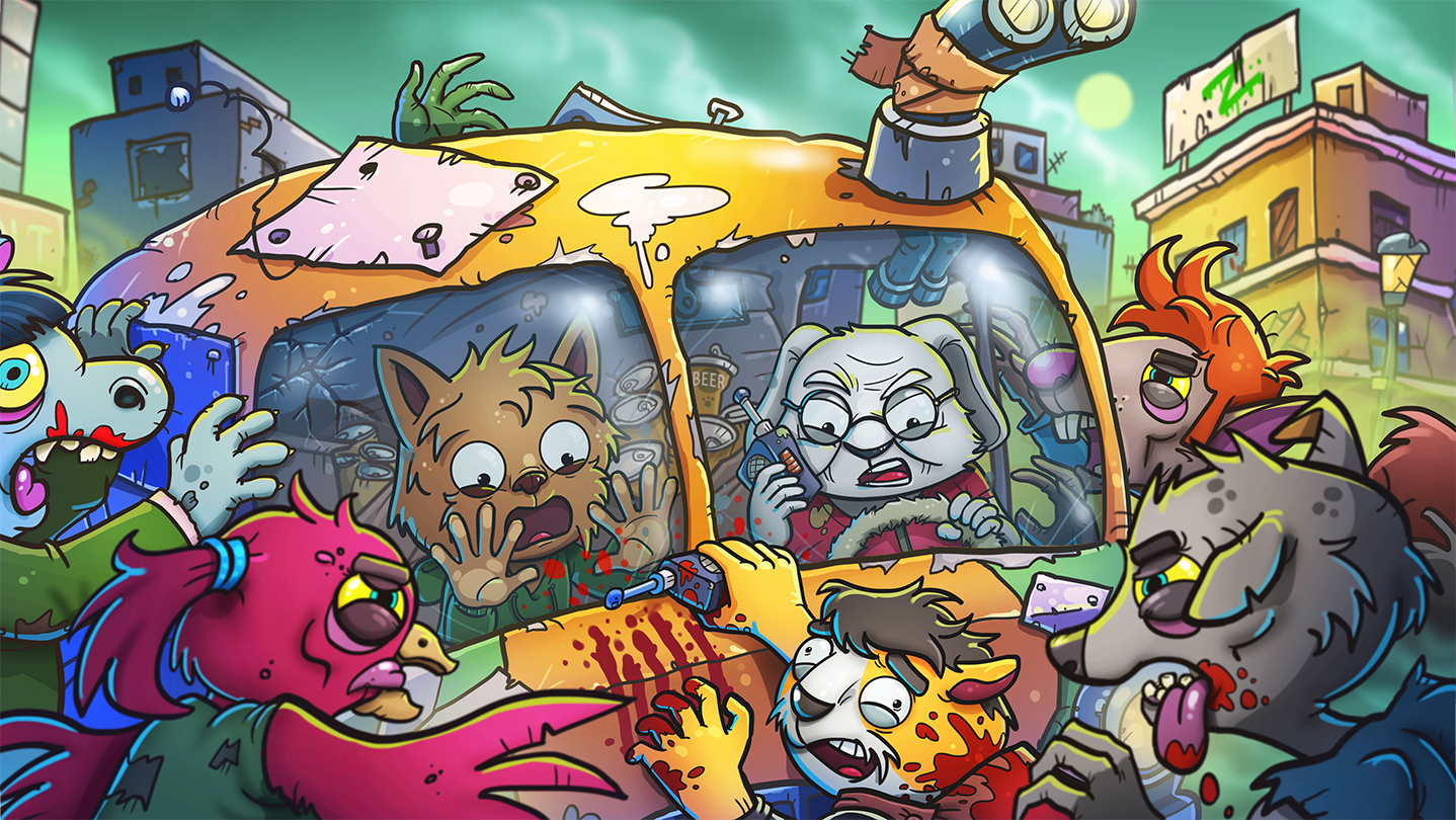 Scheming Through The Zombie Apocalypse: The Beginning - Imagem de Fundo do Jogo