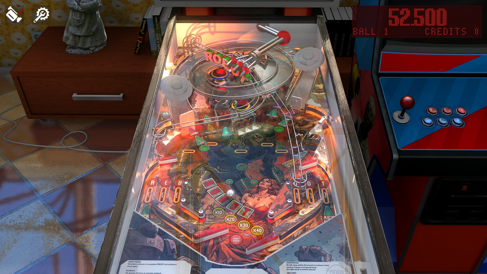 Zaccaria Pinball - Robot 2018 Table Featured Screenshot #1