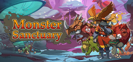 Steam header art for Monster Sanctuary