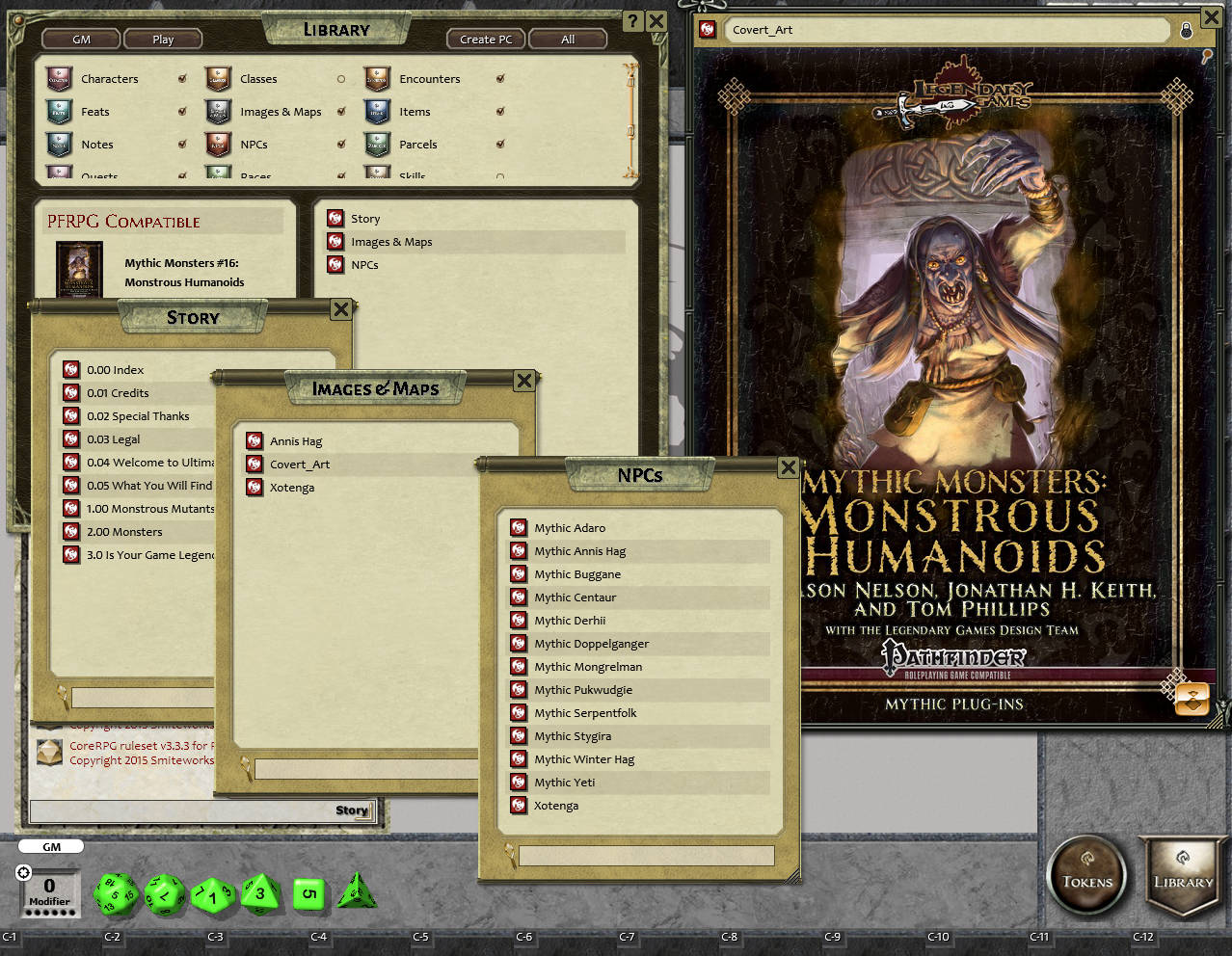 Fantasy Grounds - Mythic Monsters Monstrous Humanoids (PFRPG) Featured Screenshot #1