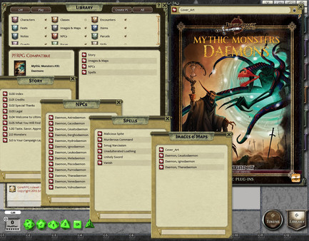 Fantasy Grounds - Mythic Monsters #31: Daemons (PFRPG)