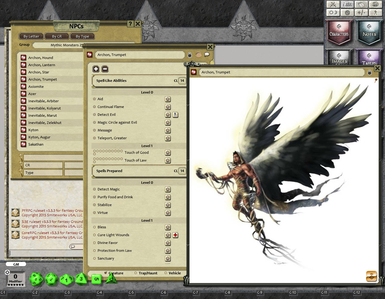 Fantasy Grounds - Mythic Monsters #25: Lords of Law (PFRPG) screenshot 2