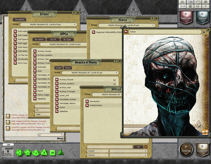 Fantasy Grounds - Mythic Monsters #25: Lords of Law (PFRPG)