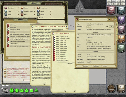 Fantasy Grounds - Mythic Monsters #19: Constructs (PFRPG)