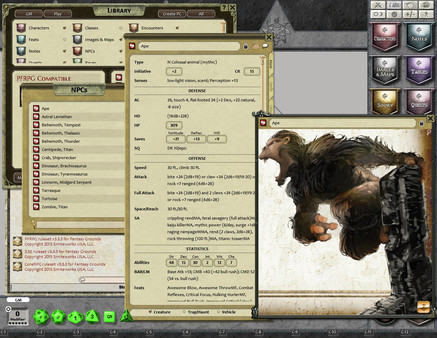 Fantasy Grounds - Mythic Monsters #27: COLOSSAL (PFRPG)