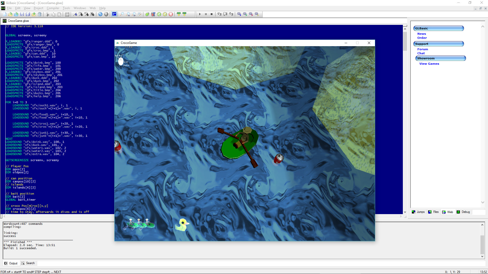 #5. GLBasic SDK - A Multiplatform BASIC Compiler (Steam) 由: Dream Design Entertainment