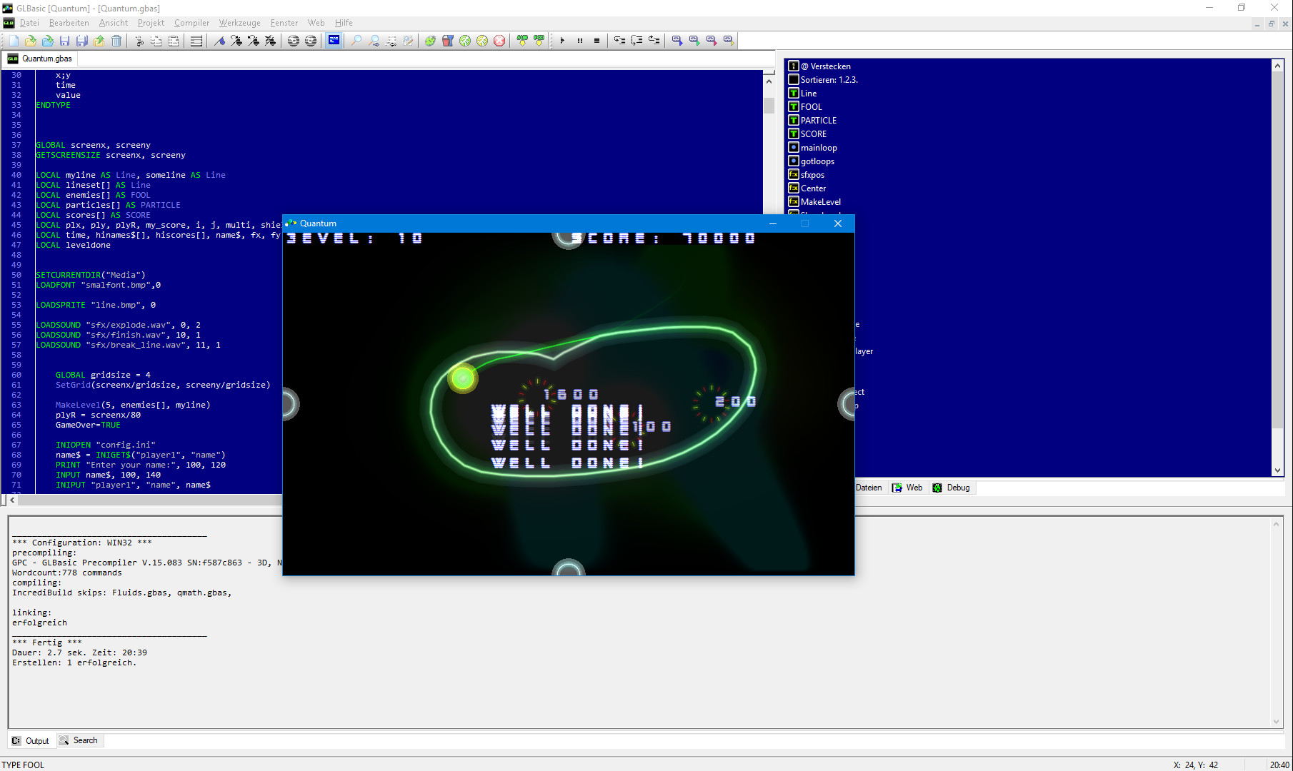 #6. GLBasic SDK - A Multiplatform BASIC Compiler (Steam) 由: Dream Design Entertainment