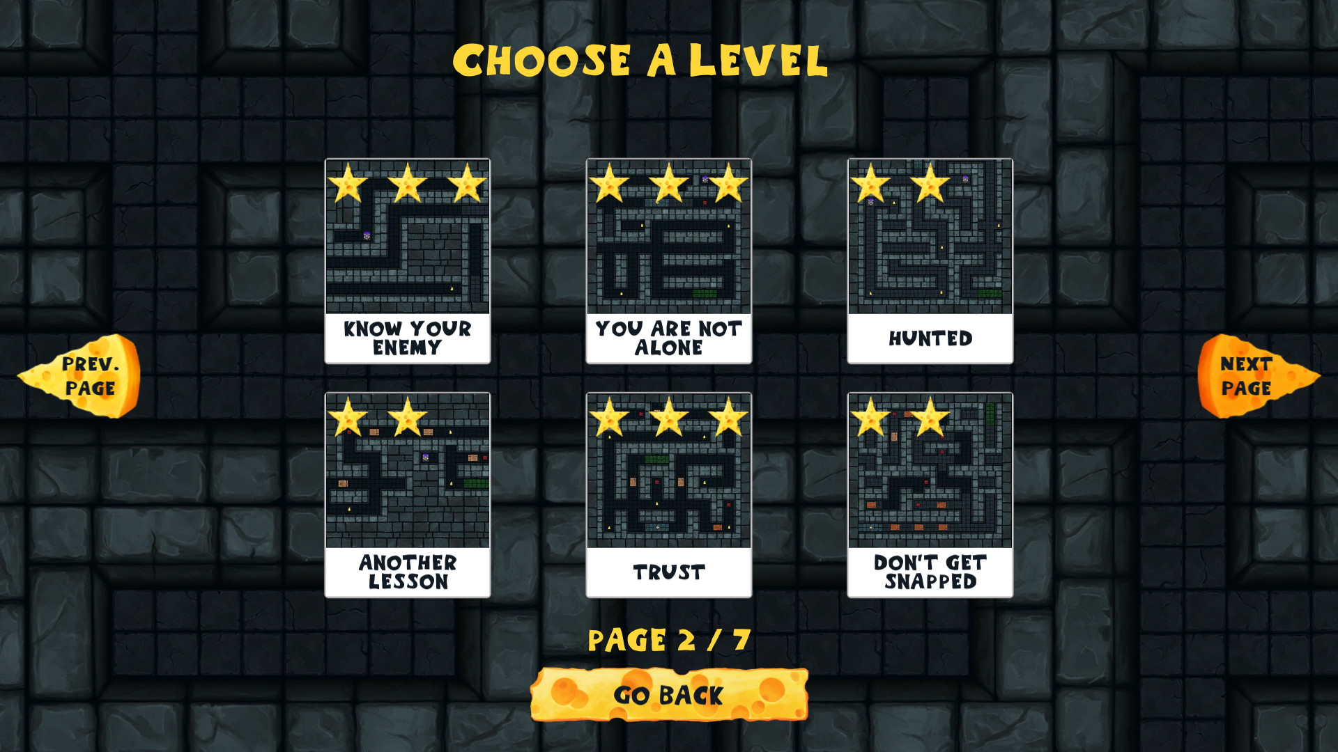 Cheese Maze