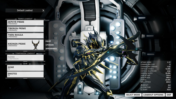 Warframe Zephyr Prime Access: Tornado Pack