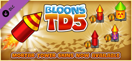 Bloons TD 5 - Fireworks Mortar Tower Skin banner image